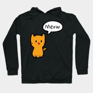 "Meow" Cat Hoodie